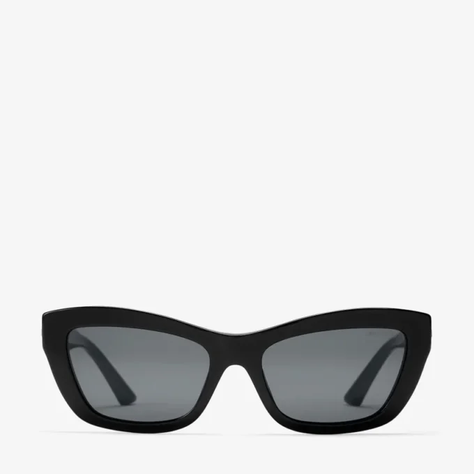 Solene zwarte Havana cat-eye zonnebril Solene zwarte Havana cat-eye zonnebril