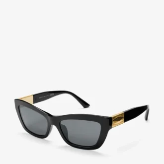 Solene zwarte Havana cat-eye zonnebril