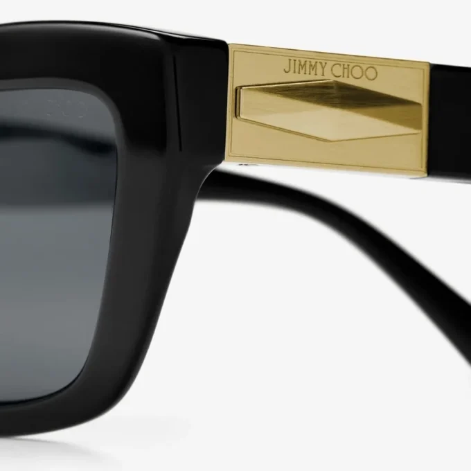 Solene zwarte Havana cat-eye zonnebril Solene zwarte Havana cat-eye zonnebril
