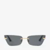 Soraya lichtgouden cat-eye zonnebril Soraya lichtgouden cat-eye zonnebril