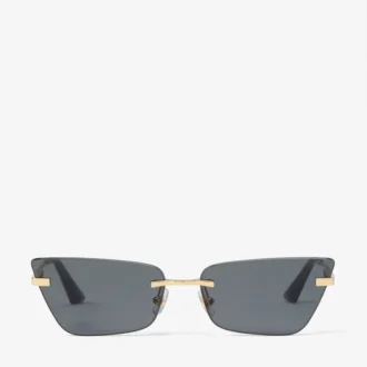 Soraya lichtgouden cat-eye zonnebril
