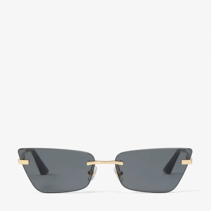 Soraya lichtgouden cat-eye zonnebril Soraya lichtgouden cat-eye zonnebril