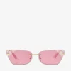 Soraya lichtgouden cat-eye zonnebril Soraya lichtgouden cat-eye zonnebril