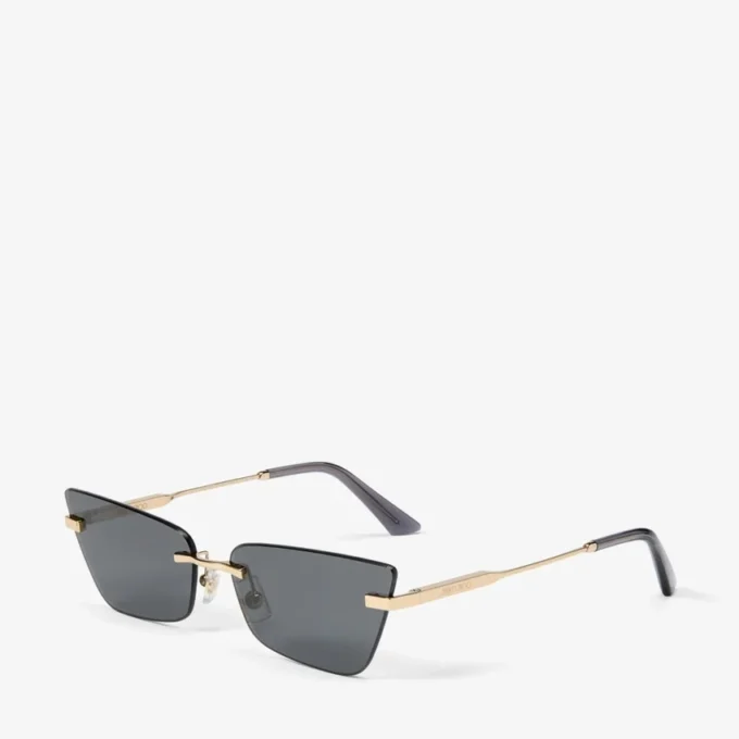 Soraya lichtgouden cat-eye zonnebril Soraya lichtgouden cat-eye zonnebril
