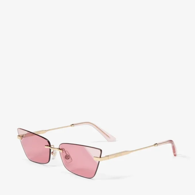 Soraya lichtgouden cat-eye zonnebril Soraya lichtgouden cat-eye zonnebril