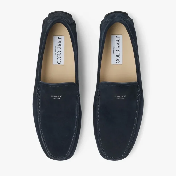 Stanly Driver Navy Reverse Suede Driver Stanly Driver Navy Reverse Suede Driver