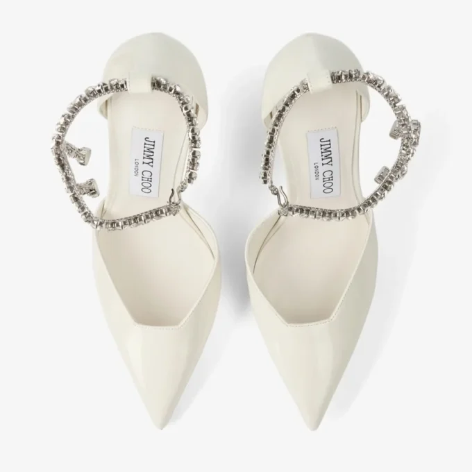 Stevie 100 Latte lakleren pumps Stevie 100 Latte lakleren pumps