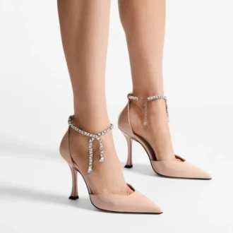 Stevie 100 Macaron lakleren pumps