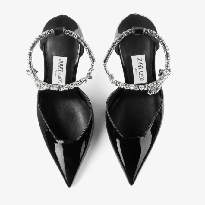 Stevie 100 zwarte lakleren pumps Stevie 100 zwarte lakleren pumps