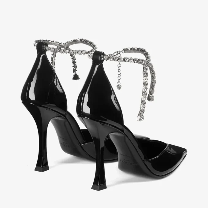 Stevie 100 zwarte lakleren pumps Stevie 100 zwarte lakleren pumps
