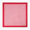 Sula Bandana Ruby Red Mix Gingham Print Katoenen Bandana