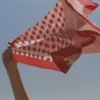 Sula Bandana Ruby Red Mix Gingham Print Katoenen Bandana