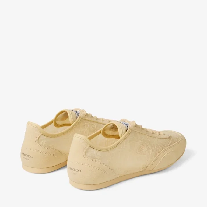 Sunny F Corn Leather Mix en Jimmy Choo Lace lage sneakers Sunny F Corn Leather Mix en Jimmy Choo Lace lage sneakers