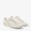 Sunny F Latté-leren mix en jimmy choo-kanten lage sneakers Sunny F Latté-leren mix en jimmy choo-kanten lage sneakers