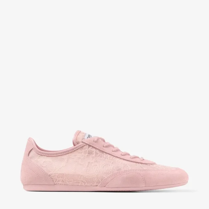 Sunny F Rose-leer mix en jimmy choo lage veterschoenen Sunny F Rose-leer mix en jimmy choo lage veterschoenen