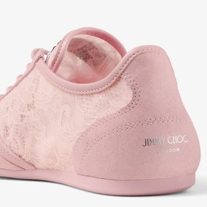 Sunny F Rose-leer mix en jimmy choo lage veterschoenen Sunny F Rose-leer mix en jimmy choo lage veterschoenen