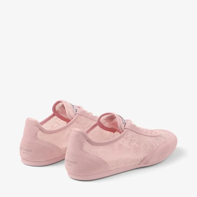 Sunny F Rose-leer mix en jimmy choo lage veterschoenen Sunny F Rose-leer mix en jimmy choo lage veterschoenen