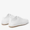 Sunny M witte en rubberen leren mix lage sneakers Sunny M witte en rubberen leren mix lage sneakers