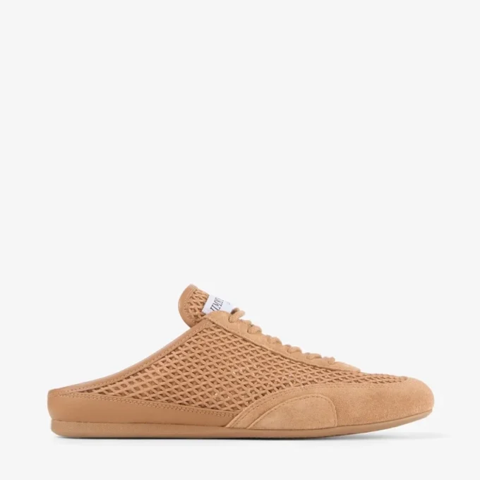 Sunny Mule F Toffee-leermix en Diamond-gaas lage sneakers Sunny Mule F Toffee-leermix en Diamond-gaas lage sneakers