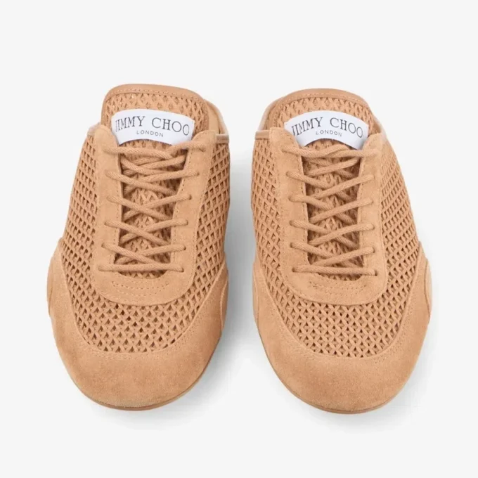 Sunny Mule F Toffee-leermix en Diamond-gaas lage sneakers Sunny Mule F Toffee-leermix en Diamond-gaas lage sneakers