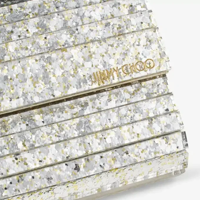 Sweetie Champagne grof glitteracryl clutch Sweetie Champagne grof glitteracryl clutch