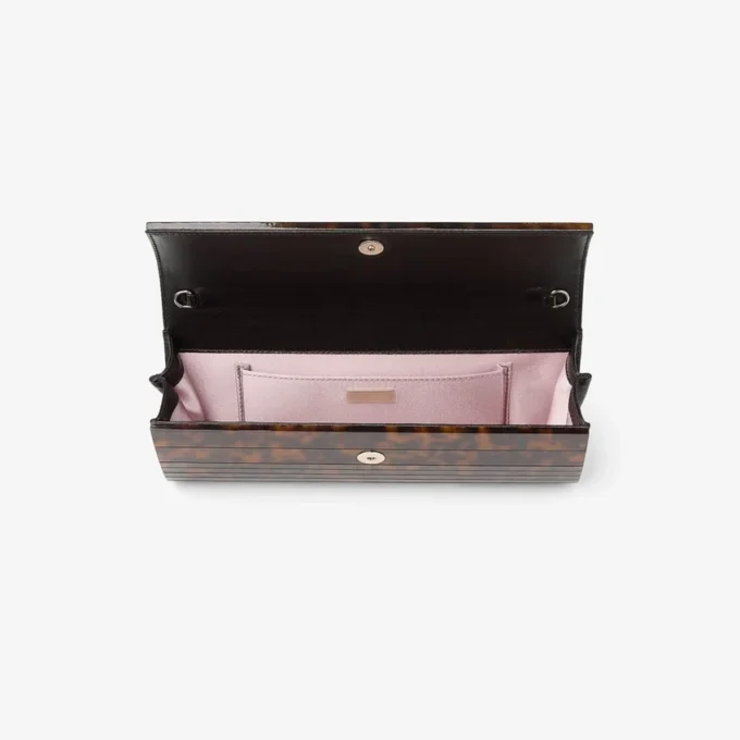Sweetie-clutch van acryl in schildpadmotief Sweetie-clutch van acryl in schildpadmotief