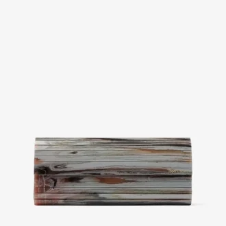 Sweetie grijze clutch van acryl met marmereffect Sweetie grijze clutch van acryl met marmereffect