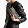 Sweetie grijze clutch van acryl met marmereffect Sweetie grijze clutch van acryl met marmereffect