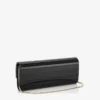 Sweetie zwarte acryl clutch met gouden kettingriem