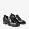 Tylor 60 Zwarte Spazzolato-platformloafers Tylor 60 Zwarte Spazzolato-platformloafers