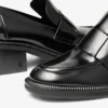 Tylor 60 Zwarte Spazzolato-platformloafers Tylor 60 Zwarte Spazzolato-platformloafers