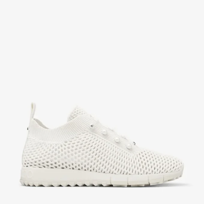 Veles Latte gehaakte lage sneakers met parels Veles Latte gehaakte lage sneakers met parels