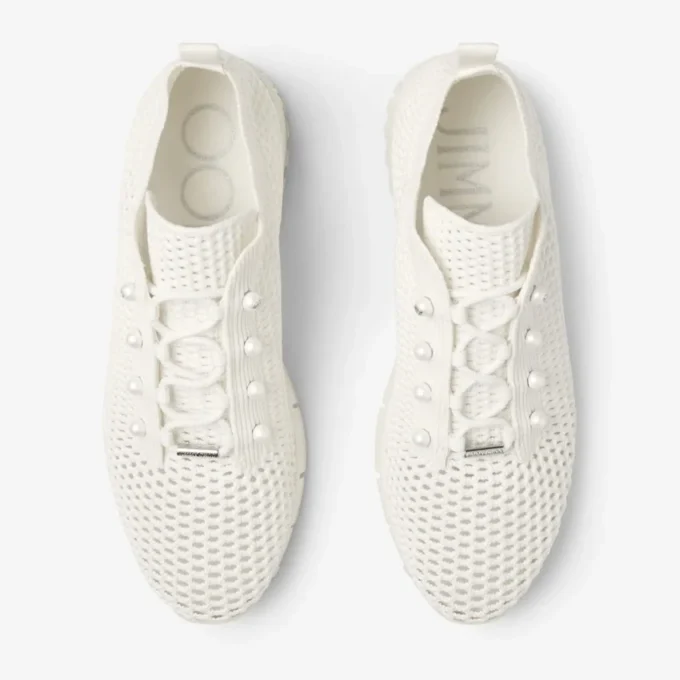 Veles Latte gehaakte lage sneakers met parels Veles Latte gehaakte lage sneakers met parels