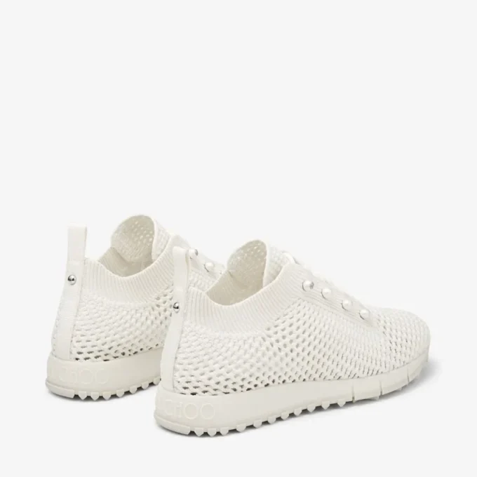 Veles Latte gehaakte lage sneakers met parels Veles Latte gehaakte lage sneakers met parels