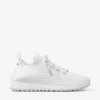 Veles witte sneakers van gestructureerd breisel Veles witte sneakers van gestructureerd breisel