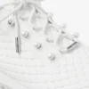 Veles witte sneakers van gestructureerd breisel Veles witte sneakers van gestructureerd breisel