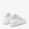 Veles witte sneakers van gestructureerd breisel Veles witte sneakers van gestructureerd breisel