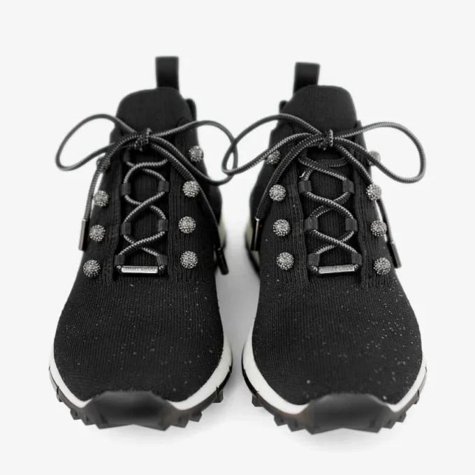 Veles zwarte sneakers met pailletten Veles zwarte sneakers met pailletten