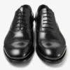 Vine Lace Up Zwarte gladde kalfsleren veterschoenen Vine Lace Up Zwarte gladde kalfsleren veterschoenen