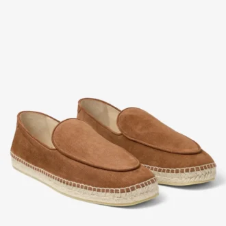 Vine Veterschoen Cigarkleurig geëtst fluweel suède espadrilles