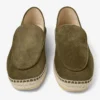 Vine veterschoenen van mosgroen geëtst fluweelsuède Vine veterschoenen van mosgroen geëtst fluweelsuède