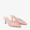 Vivi 65 roze muiltjes van struisvogelleer Vivi 65 roze muiltjes van struisvogelleer