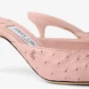 Vivi 65 roze muiltjes van struisvogelleer Vivi 65 roze muiltjes van struisvogelleer