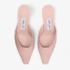 Vivi 65 roze muiltjes van struisvogelleer Vivi 65 roze muiltjes van struisvogelleer