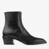 Wilder Boot zwarte enkellaarzen van kalfsleer met metalen details Wilder Boot zwarte enkellaarzen van kalfsleer met metalen details