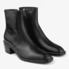Wilder Boot zwarte enkellaarzen van kalfsleer met metalen details Wilder Boot zwarte enkellaarzen van kalfsleer met metalen details