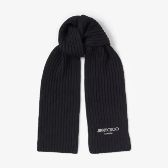 Yukiko zwarte sjaal van cashwool