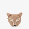 Zachte Fox-minitas Toffee-minitas van schapenvacht Zachte Fox-minitas Toffee-minitas van schapenvacht