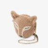 Zachte Fox-minitas Toffee-minitas van schapenvacht Zachte Fox-minitas Toffee-minitas van schapenvacht