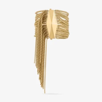 Zandra-armband met goudkleurige kristallen